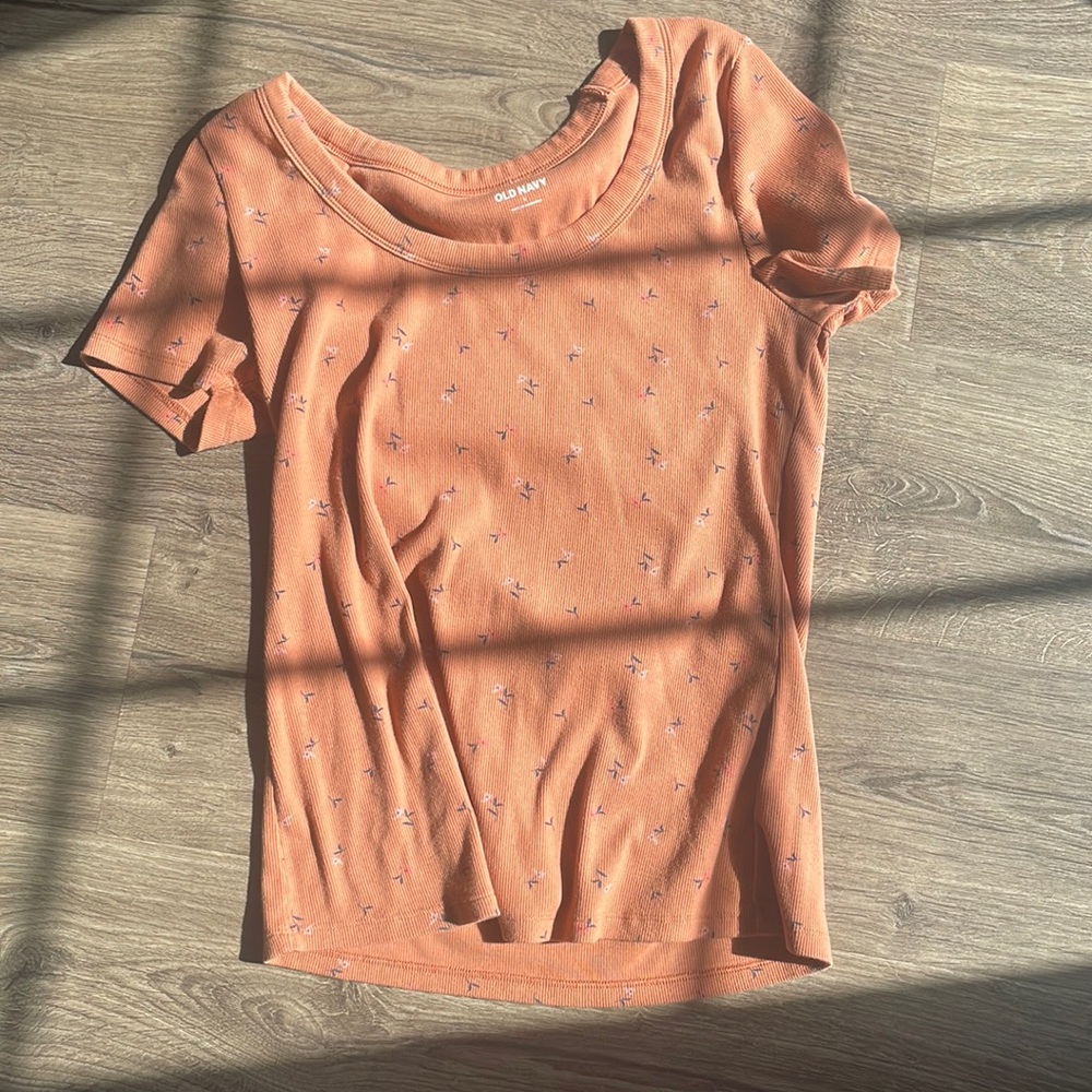 Short sleeve shirt with little flowers